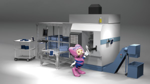 LCD monitors/tablets must be fixed to equipment 【Elegant functionality / design】